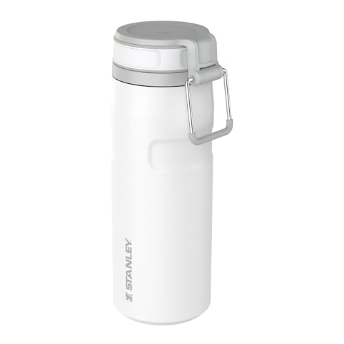 Stanley 1913 IceFlow Bottle Twist Flip 0.47L - Cold for 12 Hours - Iced for 3 Days - Dishwasher Safe - Recycled Stainless Steel - BPA Free - Double Wall Vacuum Insulation - Frost