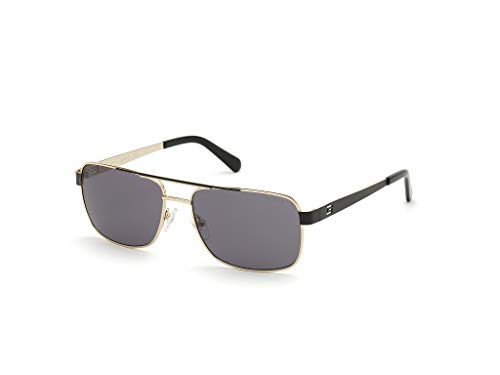 GUESS mens Classic Sunglasses, Gold, 58 15 150 US