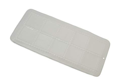 Croydex Hygiene 'N' Clean Anti-Bacterial Slip-Resistant Textured Cushioned Medium Bath Mat, 35 x 70 cm, White