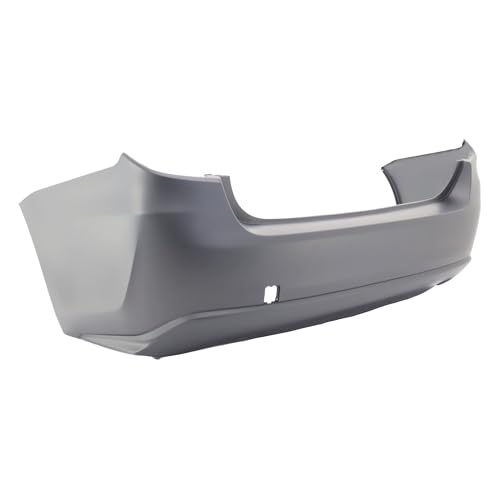 Image of FitParts Compatible with Subaru Impreza 2017-2020 Rear Bumper Cover | Primed, Without Parking Sensor Holes, Sedan, Ready to Paint, OEM 57704FL21A, SU1100183