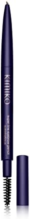 KIMIKO Eyebrow Pencil Automatique (Twist Up Pencil, Long Wear Formula, Comes with Covered Brush for Natural Looking Brows) (Latte)