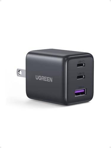 UGREEN 3-Port 30W USB C Charger, GaN II Compact iPhone
