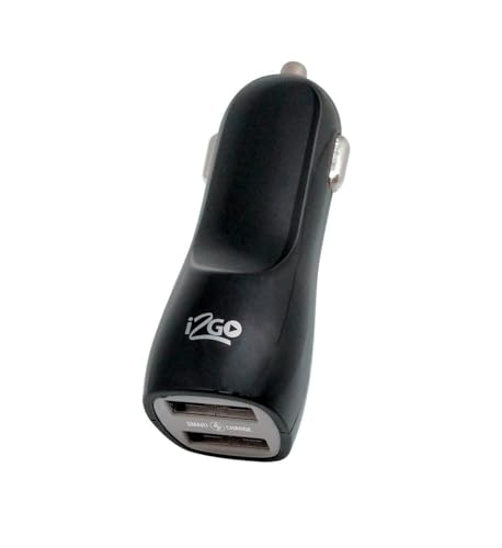 Carregador Veicular Com 2 Saídas USB I2GO 3,4A Preto - I2GO Plus