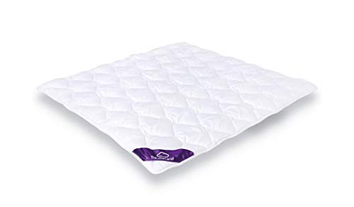 Träumeland T060152 couverture hiver bébé microfibre blanche 80x80