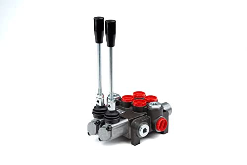 Chief G Series P40 Hydraulic Directional Control Valve - 4-Way 3-Pos Hydraulic Tandem Center Valve - Hydraulic Valve Control - 2 Spool 10 Gpm 3625 Psi Inlet/Outlet Sae 8/Sae 10, 9.4 Lb, 220907 #TOP3