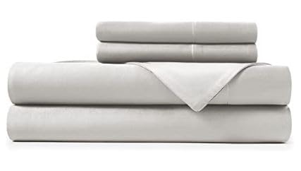Hotel Sheets Direct Bed Linen Set, 4 Pieces, 100% Viscose Derived From Bamboo Sheets California King - Cooling Luxury Bed Sheets W Deep Pocket - Silky Soft - Light Grey #TOP7