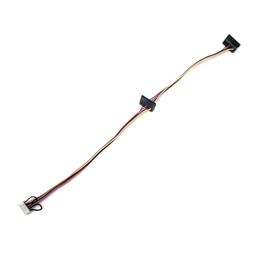 Cable Conector 6Pin a 2 Puertos SATA para Disco Duro