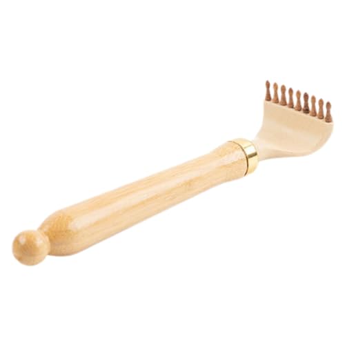 DINHEAROM Rascador De Espalda Telescópico De Madera, Mango Largo, Automático, Para Adultos, Masaje Corporal Relax Casa, Herramienta Antipurito Para Hombres y Mujeres