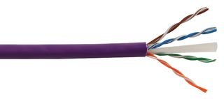 Cable de red de categoría 6, bajo humo, 100 m, 100 unidades