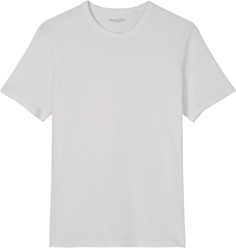 Marc O'Polo Herren 51556 Herren T Shirt mit Rundhals Ausschnitt bequemes Oberteil aus Bio Baumwolle klassisches Kurzarmshir, 100, XS EU – Ansicht 5