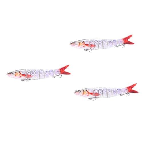 Leurres artificiels flottants Mipcase pour mer profonde en lot de 3 pièces