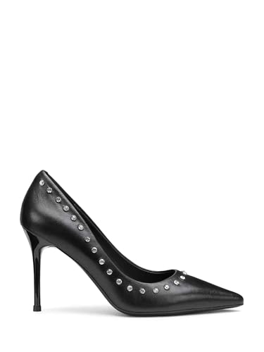 Décolleté pour femme Cult CLW387802 escarpin noir en cuir à talon aiguille