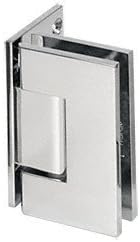 C.R. LAURENCE V1E044CH CRL Polished Chrome Vienna 044 Series Wall Mount Offset Back Plate Hinge