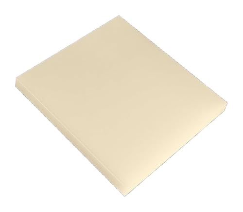 Lámina Cuadrada Nylon Beige 300x300x8mm para Sustitución de Piezas de Desgaste