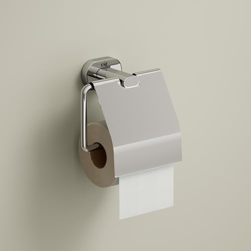 Image of LAPO 304 Stainless Steel Combo Bathroom Accessories Set (24 inch Towel Rack,Double Soap Dish,Paper Holder,Tumbler Holder, Towel Robe Hook) Bathroom Accessories- (Kik- 5 Piece Combo Set,Chrome Finish)