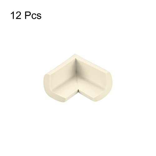 Image of uxcell Corner Guards Edge Protectors, 12Pack Foam Safety Bumper Thicken, 55mm /2.16 inch(L) for Furniture Corner Table Edge Guard, White