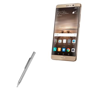 BoxWave Stylus Pen Compatible with Huawei Mate 9 - FineTouch Capacitive Stylus, Super Precise Stylus Pen - Metallic Silver