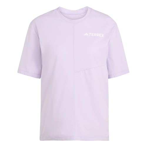 adidas Women's Terrex Multi Climacool T-Shirt, Powder Plum, M