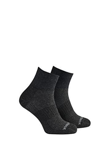 Wrightsock Eco Lt Hike Wool Quarter Socks | Guaranteed Blister Free Women Men | Perfect For Outdoor Performance | Travel Black Xl (Us Men's Shoe 12-14) #TOP2