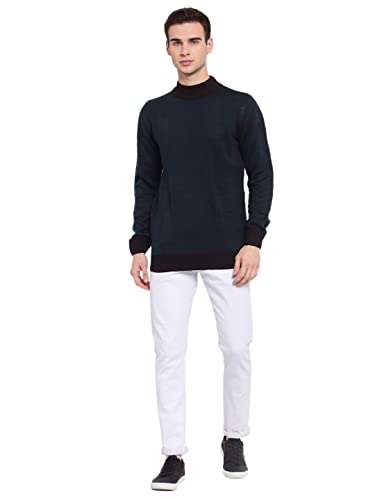 Image of Style Quotient Men Brown & Beige Chevron Pullover