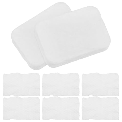 FIXOSHEE 8 piezas Discos de Algodón Cosmético para Maquillaje y Compresas Húmedas Algodón Prensado Grueso y Suave Recomendado por Tatuadores Apto para Tipo de Piel Blanco