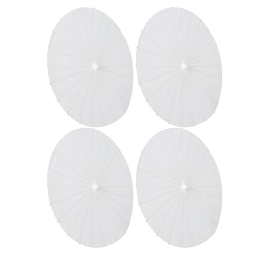 Parapluies papier blanc vierges pour personnaliser votre décoration de mariage créative