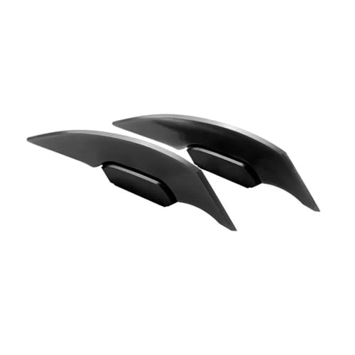 Aile aérodynamique de moto premium spoiler de carrosserie finition noir mat