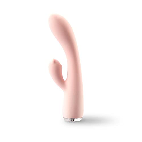 Rabbit Vibrator 9 Vibrating for Women G-Spot Clitoris Stimulator Vaginal Masturbation with Light Show, Fully Waterproof, USB Rechargeable Adult Sex Toys for Women Pink