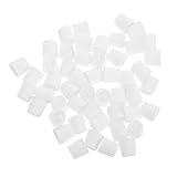 Beaupretty 50pcs Travel Toothpaste Caps Pointed Plastic Lids for Easy Dispensing Durable Sturdy Toothpaste Covers for Home Travel Use Multipurpose Squeeze Design