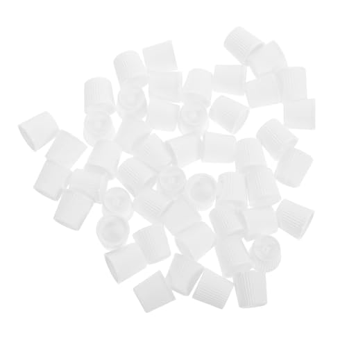 Beaupretty 50pcs Travel Toothpaste Caps Pointed Plastic Lids for Easy Dispensing Durable Sturdy Toothpaste Covers for Home Travel Use Multipurpose Squeeze Design