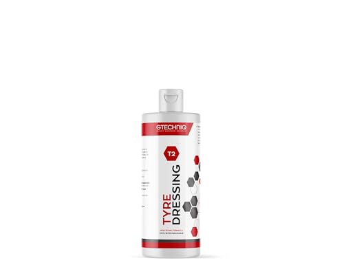 Gtechniq T2 Tyre Dressing for Car Tyre Shine Car Wheel Cleaner Repels Dirt and Grime Restores Tyre Black Finish Anti-Sling Formula 100% Biodegradable 250ml