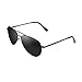Produktbild CLANDESTINE - Sonnenbrille A10 Black - HD Nylon Gläser und Edelstahlrahmen - Sonnenbrille für Männer und Damen - Mit Smart Vision Technology - Bessere Sicht und Geringere Blendung