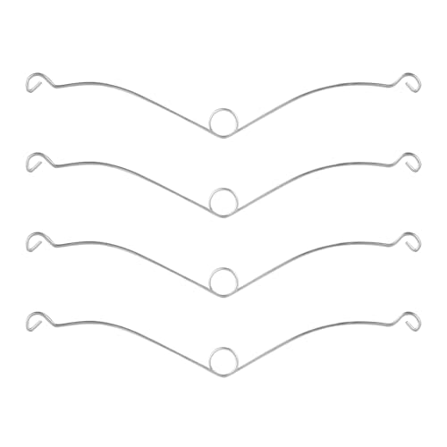 4 Pack S99140208 Grille Spring Clips for Broan Nutone Vent Fans Compatible with ReVent RVL80,Nutone-Scovil for QT,QTN,RB,RN,XB,XN,ZB,ZN Series，Stainless Steer Vent Fan Clips
