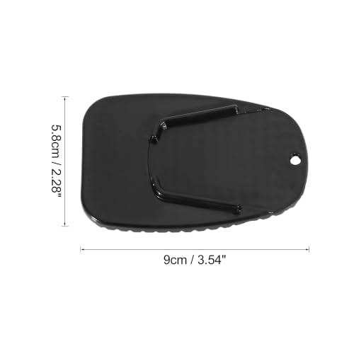 Plaque de support support de stationnement moto avec embase élargie antidérapante
