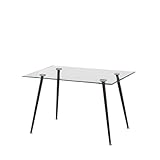 Tavolo in Cristallo temperato 120x80x75H Setfull