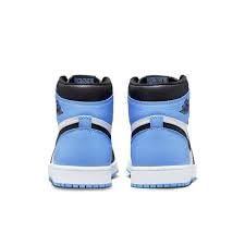 Jordan Boy's Air 1 Retro Hi OG RMST BG (Big Kid) University Blue/Black White 4.5 Big Kid M3