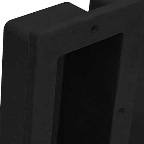 Accesorio de ducha negro mate anticorrosión con hardware elegante 6