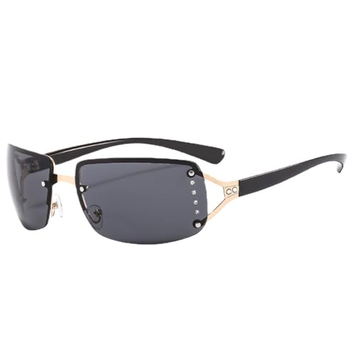 Lunettes de soleil Y2K protection UV400 totale pour hommes et femmes