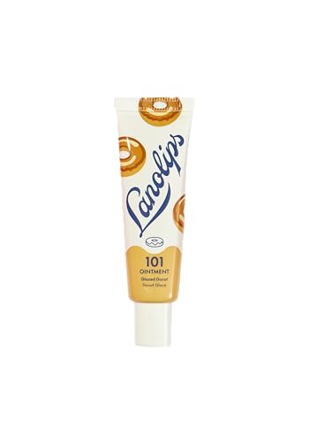 Image of Lanolips 101 Ointment - Lanolin Lip Balm for Smooth, Hydrated & Healthy Lips - Multipurpose Lip Ointment with Lanolin Oil for Dry Lips, Cuticles & More - Glazed Donut (0.52 oz)