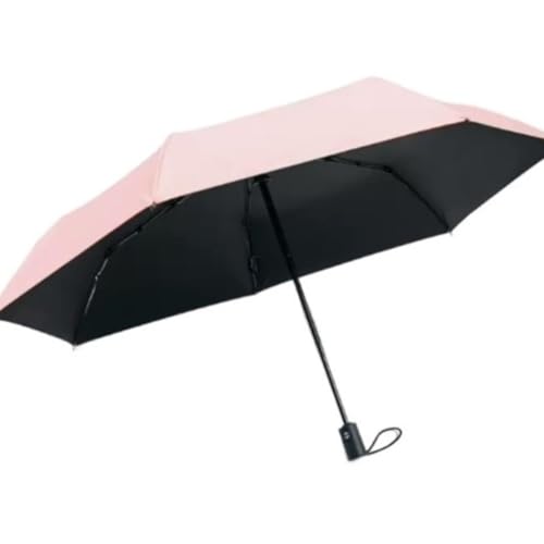 HDICUHNANU Paraguas Resistente Al Viento Paraguas Plegable Totalmente automático, Resistente al Viento, para Coche, Resistente y Ligero Paraguas Mujer Hombre(Pink)