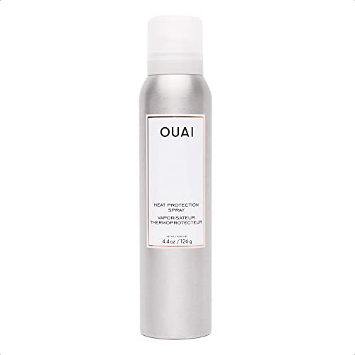 OUAI Heat Protection Spray. An Incredible Multi-Purpose Priming Spray that Provides Heat Protection Against Heat & styling tools up to 450 Degrees Fahrenheit. Great for Colored Hair and All Hair Types