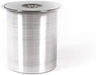 Lixeira Pia Cozinha Embutir Granito Inox Alumínio Luxo 5 Lts