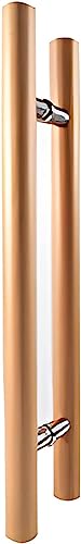 BHGFYXBS Manija para Puerta Corrediza Tirador De Puerta Manijas para Puertas Corredizas De Madera, Barra De Puerta Moderna De Empuje/Tirador/Herrajes para Puerta Redonda En Forma,Length 150Cm(59Inch)