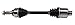 GSP NCV47597 CV Axle Shaft Assembly - Right Front (Passenger Side)