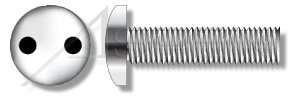 (400pcs) #6-32 X 2 Security Machine Screws Pan Head Drilled Spanner Stainless Steel Ships Free in USA by Aspen Fasteners, AFTPR-121080-C