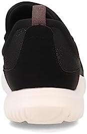 Clarks Women's Nova Ave Sneaker, Black/Metallic, 10 Wide | Image 4