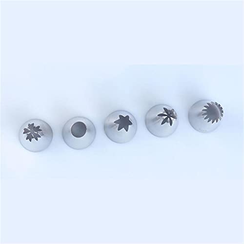 5 stks/pak Big Size Cream Cake Icing Piping Tips Russische Nozzles Rose Gebak Tips Roestvrijstalen Fondant Cake… - Image 5