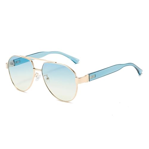 Lunettes de soleil surdimensionnées pour homme style vintage avec verres dégradés