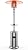 Litake Umbrella Heater, Outdoor Patio Heater,48,000 BTU Umbrella Heater with Double-Layer Stainless Steel Burner & Wheels, Shelf Tabletop, Safety Tilt Switch, Portable Patio Heater for Porch Backyard