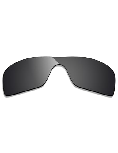 Image of Alphax Stealth Black Elite Polarized Replacement Lenses for Oakley Turbine Rotor OO9307 Sunglasses